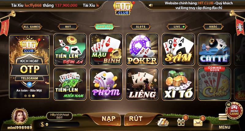Tổng quan game bài kích hoạt sđt tặng tiền là gì? 