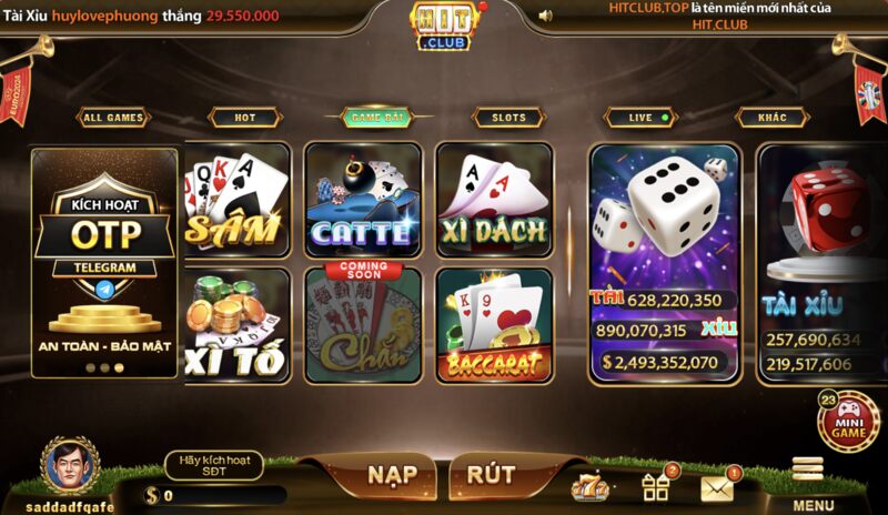 Trò đánh bài rút tiền ATM - Xóc đĩa